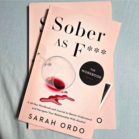 📚 New! "Sober as f***" Book and Workbook Set - Picture 6 of 13